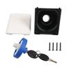 Dustproof For Boat Yacht RV Trailer Accessories Fresh Water Fill Hatch Inlet Lockable Flip-Top Water Inlet