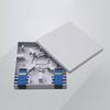 2-Port Terminalboks Type 86 ABS Optisk Terminal Forgreningsboks Hvid Plast Fiberoptisk Splejseboks Med Adaptere