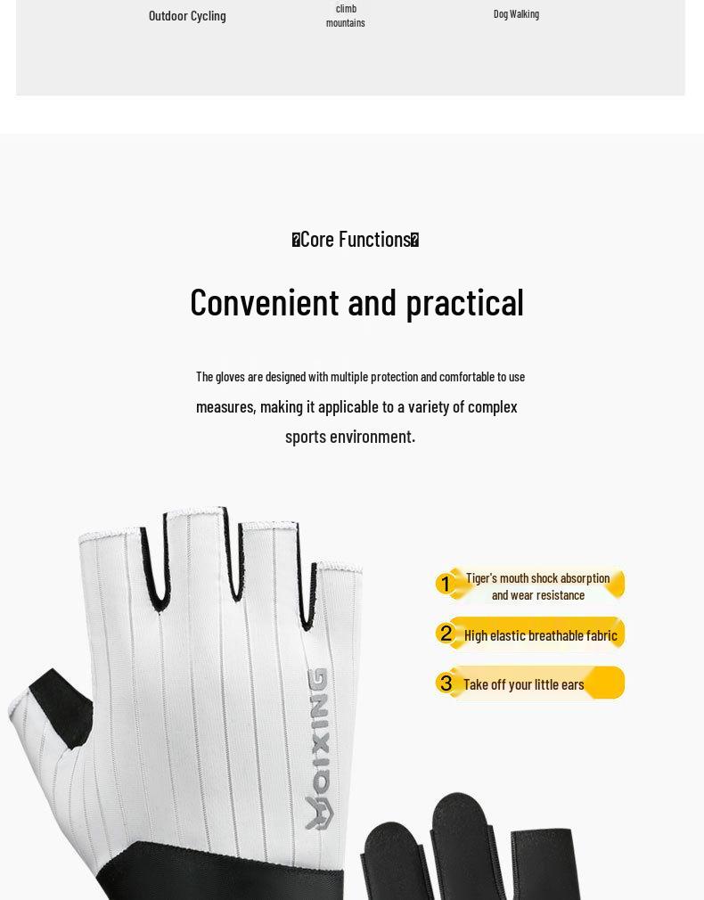 Unisex Half-Finger Cycling Gloves: Sun Protection, Anti-Slip, Breathable, Shock-Absorbing for Spring/Summer Mountain & Road Biking
