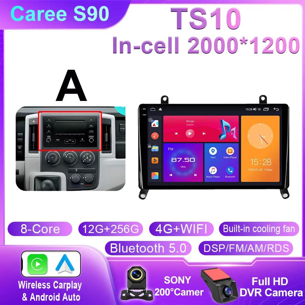 Android 14 For Toyota Hiace H300 VI GranAce I 2019 - 2022 Car Radio Multimedia Stereo Player GPS Audio Screen DSP QLED 4G WIFI