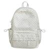 Schoolbag Korean Ins College Wind Polka Dot High-value School Bag Niche Students Cute Shoulders New Backpack for Junior High School Students