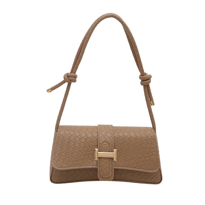 Przenośna mała torebka damska popularna w sezonie 2025 nowa modna stylowa torebka na ramię kontrastowy kolor modna torba listonoszka mała kwadratowa torebka