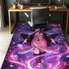 Demon Slayer Pattern Rug, Indoor/Outdoor Mat, for Picnic, Gameroom, Bedroom, Office, Living Room, Home Decor Carpet, Birthday Gift