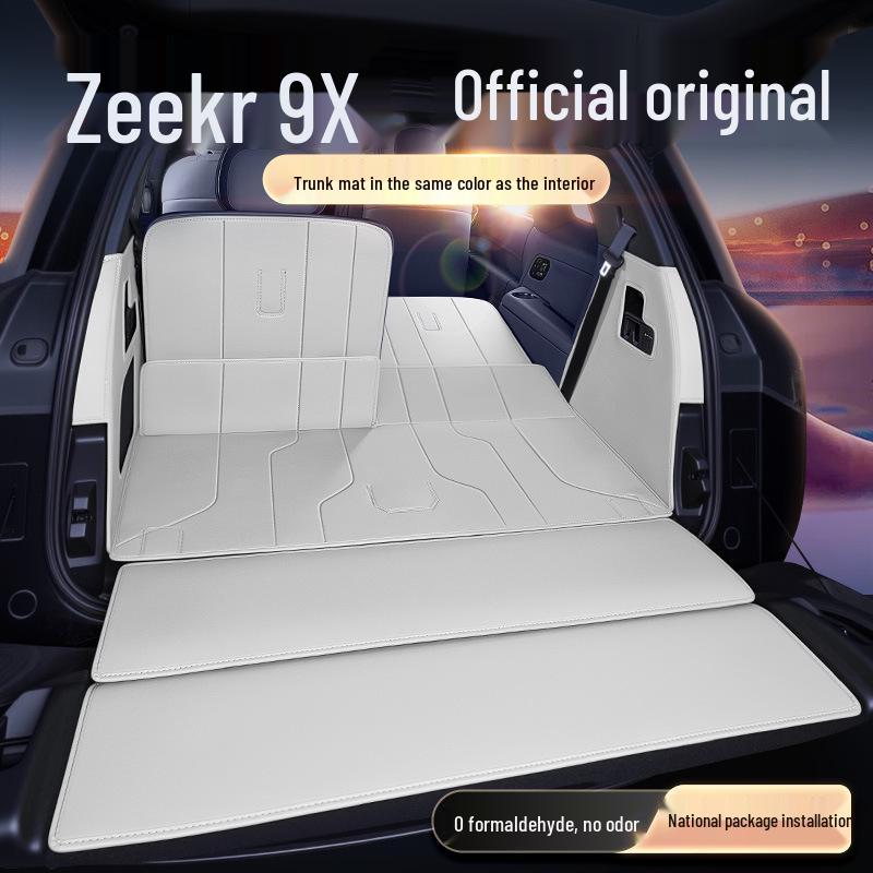 Zeekr 9X Trunk Mat Full Coverage 2025: Tail Box Interior Modification Accessory