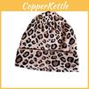 Hat Knit Fashion With Leopard Print Design Suitable For Daily Seasons Cold