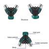 ABS Garden Hose Splitter 2 Way Y-shaped Alloy For Garden Watering Systems Connector For Garden