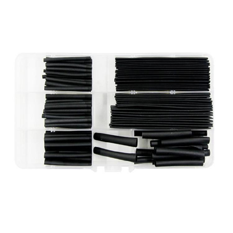 Color Coded Heat Shrink Tubing Collection for Professional Electrical Repairs and Insulation With Portable Storage Case