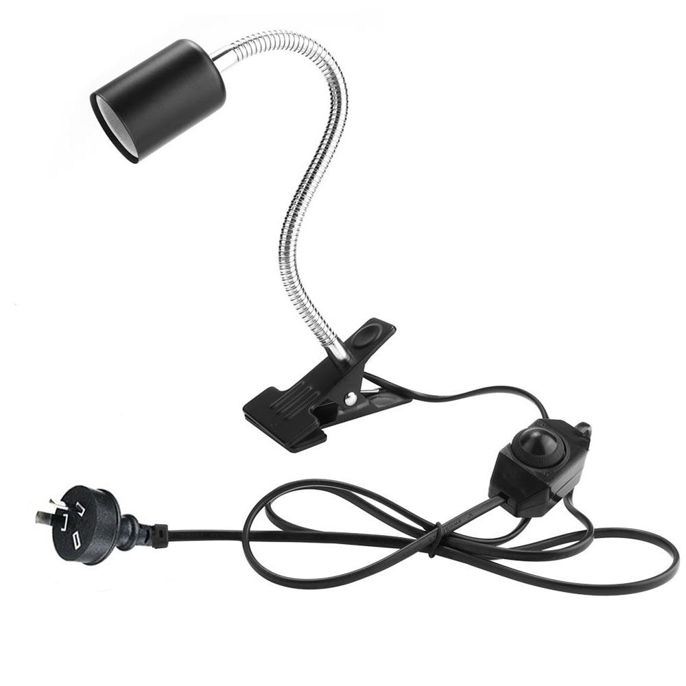 UVA+UVB Reptile Heat Lamp Holder 25/50/75W Full Spectrum Tortoise Light Blub