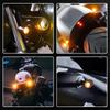 Mini Motorcycle LED Turn Signal Light Flashing Indicator Lamp Clignotant Moto For Honda Cafe Racer 12V 8mm Bullet Turn Signal