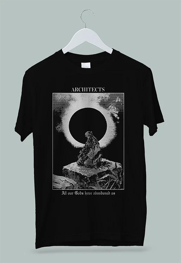 Футболка унисекс черная Architects Band All Gods Abandoned Us S-5XL Q1866 M