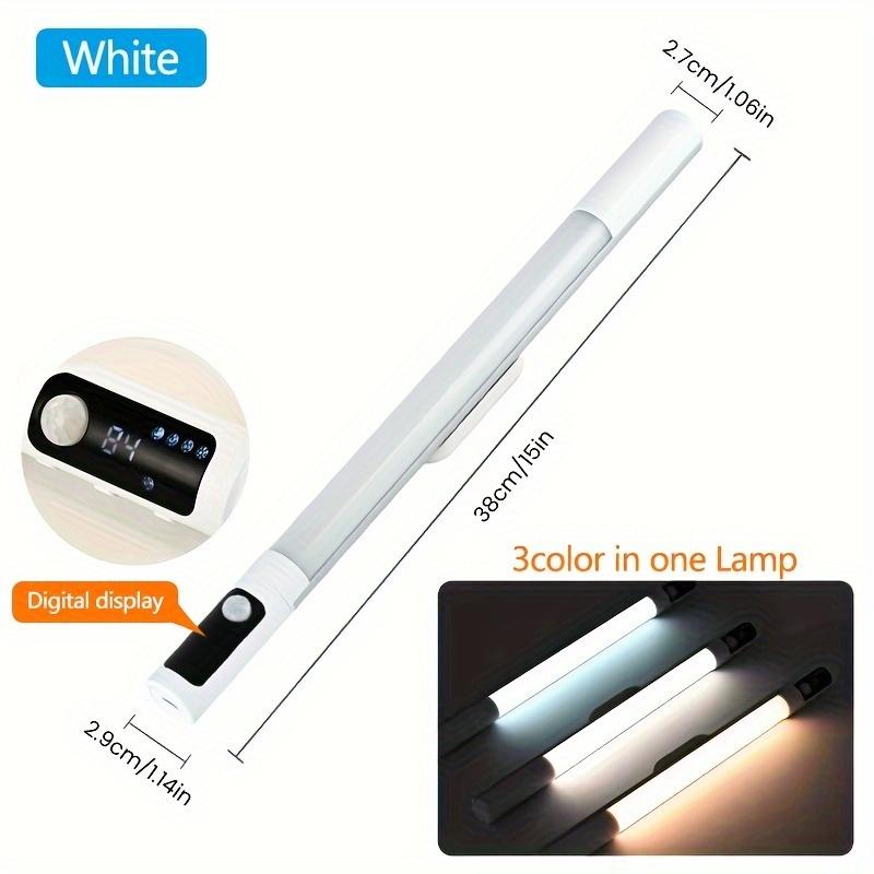 

Цифровой дисплей, датчик движения, беспроводной перезаряжаемый ночник для шкафа, кухни, внутреннего освещения, светодиодная панель