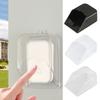 1 Set Wireless Doorbell Button Protective Cover Universal Transparent Doorbell Cover Rainproof Doorbell Splash Guard