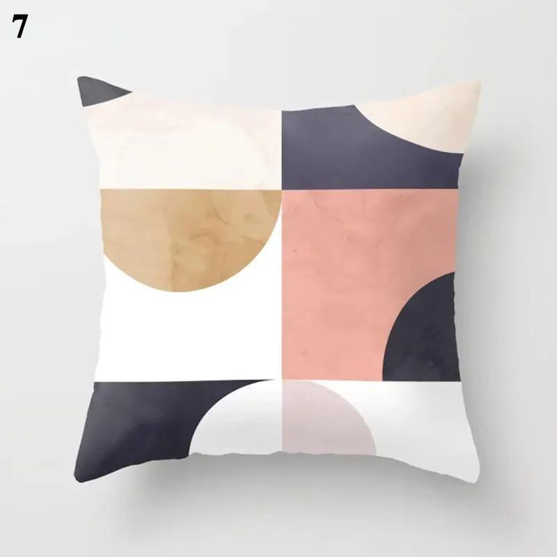 Office Living Room Home Pillowcase Abstract Geometric Decorative Pillowcase Car Ornaments