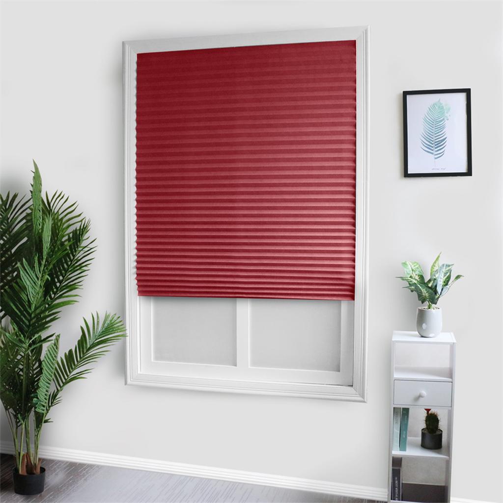 1/2 ks plisovaných žaluzií na okna, propouštějících světlo, bezšňůrkových okenních rolet, 60x150cm/90x150cm, zatemňovací rolety pro kancelář, koupelnu