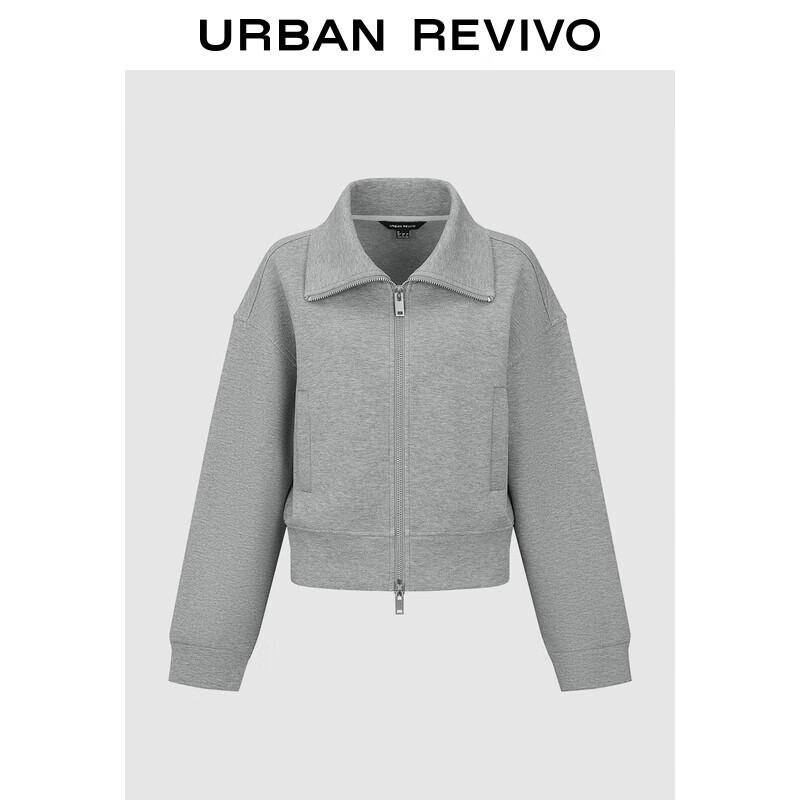 

UR 2025 Women s Stand-up Collar Short Zipper Jacket