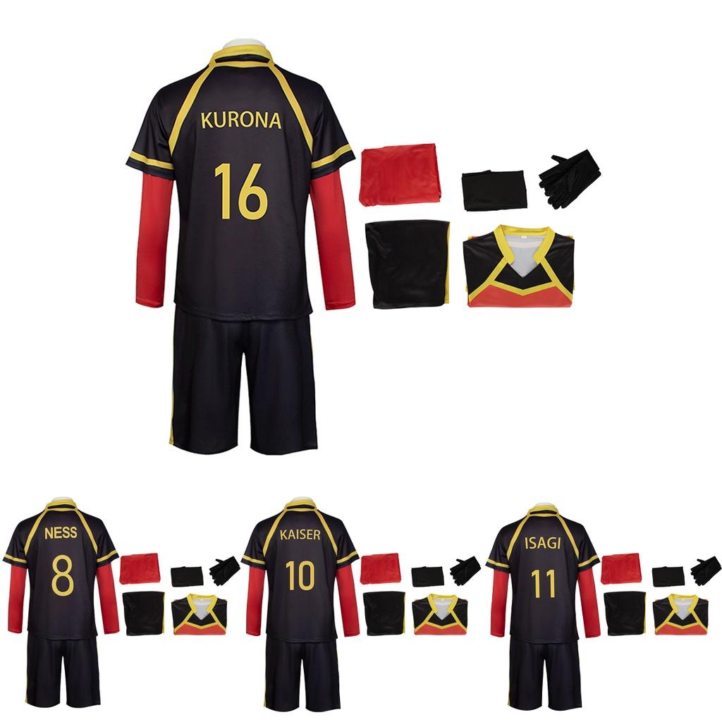 Bluelock Cosplay Trikot mit Polyesterstoff für Anime-Fans