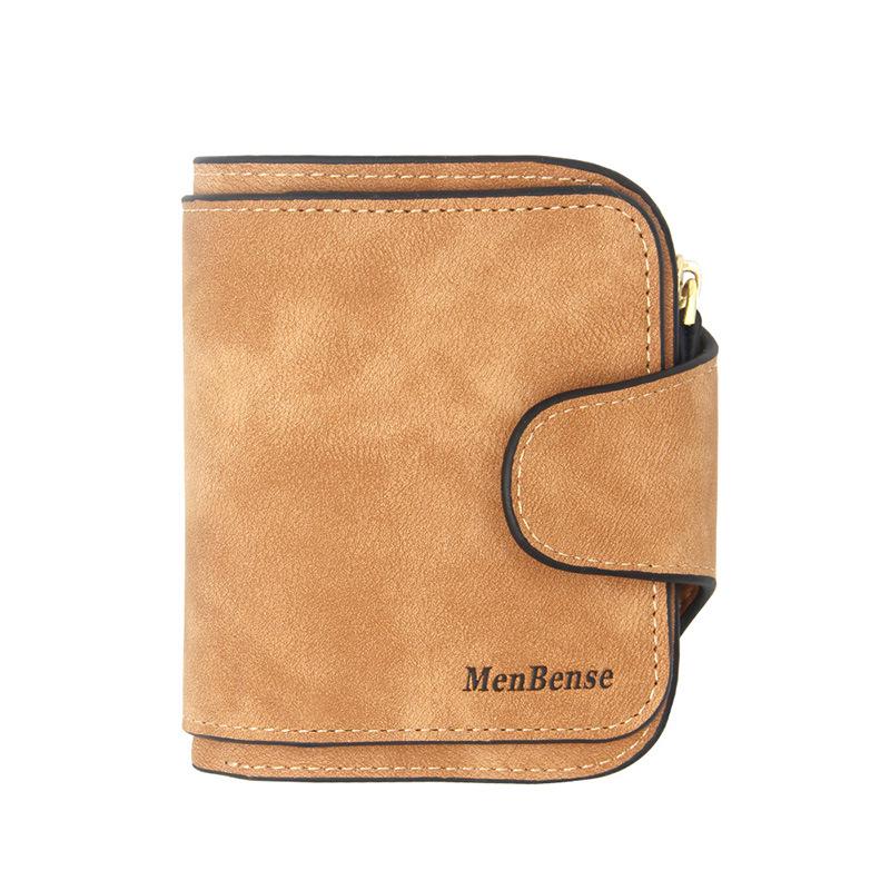 Women's Flannel Zipper Wallet - Coin Purse & ID Card Holder
