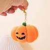 Luminous Halloween Pumpkin Plush Keychain Doll Ornament