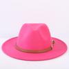 Popular European and American classic simple flat-brimmed top hat men's and women's fashionable and elegant versatile jazz hat top hat