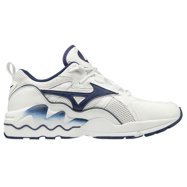 Mizuno Wave Rider 1 Vintage Textile, Synthetic Leather Slip Resistant, Abrasion Resistant, Breathable Low top D1GA192714