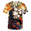 Summer Fashion Anime Dragon Ball Son Goku 3D Print Kids T Shirt Casual T-shirt Boy Girl Unisex Children's Clothing Tshirt Tops