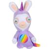 RABBITS CRETINS Soft Toy Unicorn Rabbit Sound Purple - 18 Cm