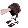 Internet Celebrity Fashion Retro Crochet Plush Woven Fur Hat Women Autumn and Winter Flowers Outdoor Photo Travel Hat