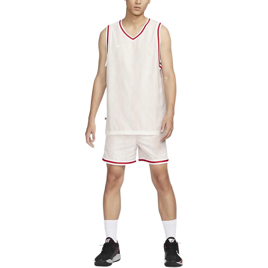 Nike Giannis Dri-FIT DNA Floral Pattern Breathable Quick-Dry Logo Pullover Basketball Jersey Men Jersey Sail-White FZ0925133