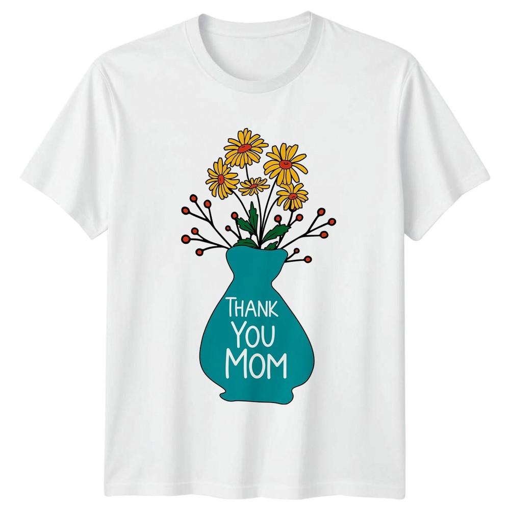 Thank You Mom Unisexs TShirt Motherhood Family Mothers Day Gift For Her S