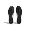Adidas X Crazyfast.4 TF Turf PU Synthetic Leather Soccer Shoes Unisex Black White Green IE1583