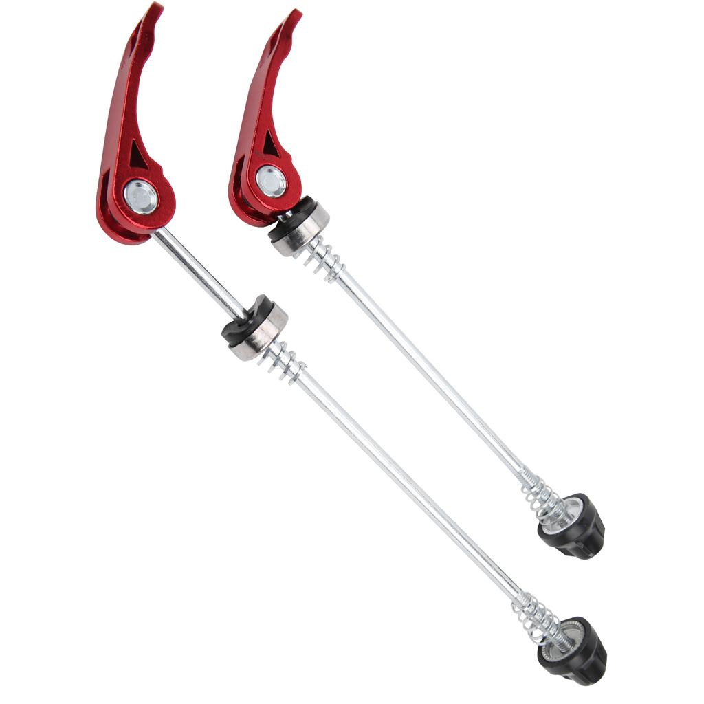2pcs Road Mountain Bicycle Quick Release Skewers Bike Front Rear Skewer AccessoryRed