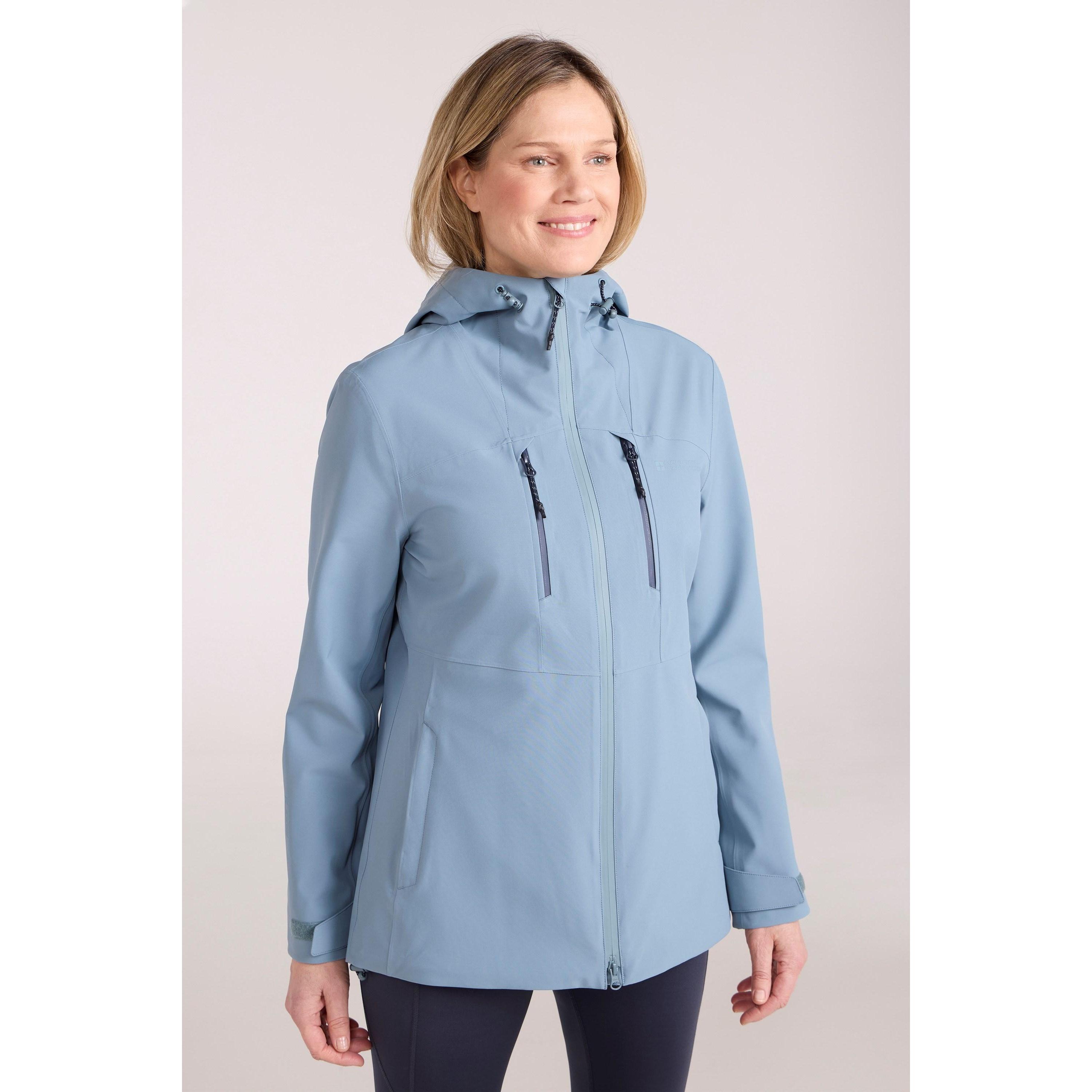 Chaqueta impermeable Breeze para mujer de Mountain Warehouse 6 UK verde pálido