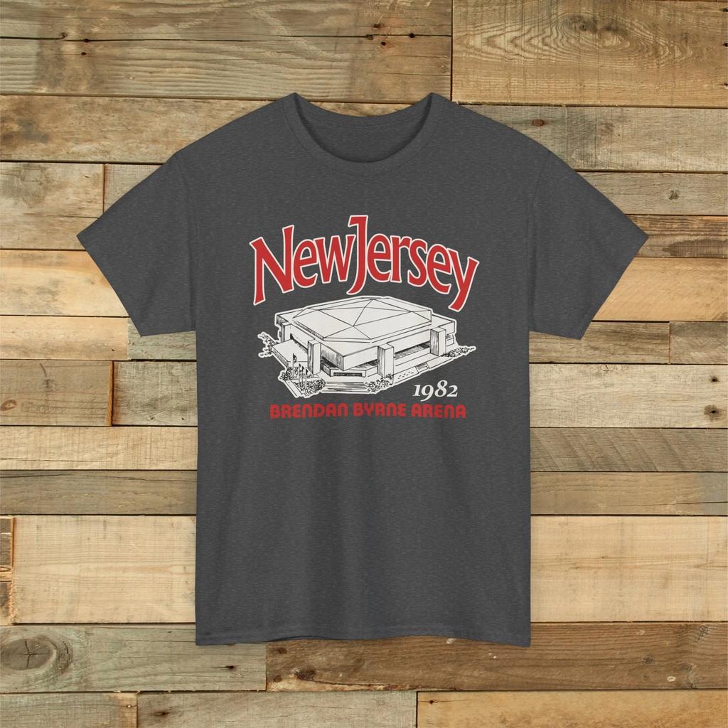 Brendan Byrne Arena 1982 Vintage Eishockeyarena T-Shirt - New Jersey Devils
