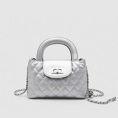 French Diamond Chain Bag for Women's Spring Fashion Handbag Niche Commuter One-shoulder Crossbody Bag