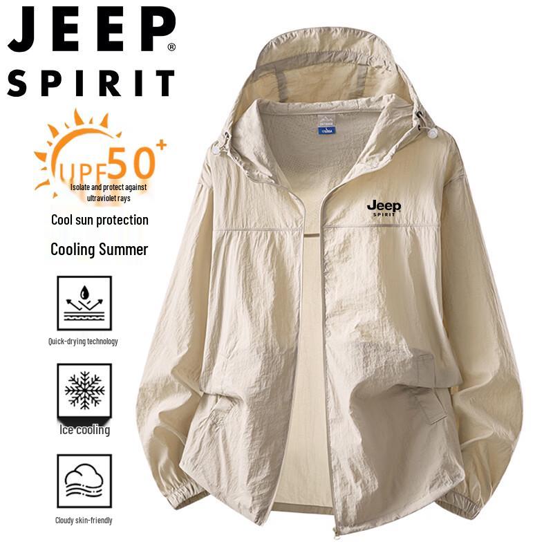 JEEP SPIRIT Leichte Sonnenschutzjacke für Herren