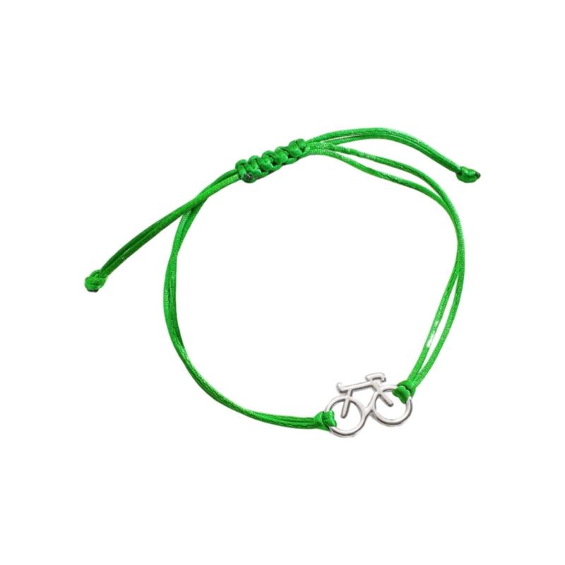 Simple Sporty Adjustable Handcrafted Copper Bracelet Featuring Cycling Motifs For Secure Fit And Versatile Wear