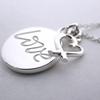 [Pre-owned] TIFFANY 925 LOVE Loving Heart Pendant/Necklace/j7-7