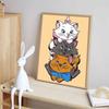 Disney Diamond Painting 5D The Adventures of the Cats Three Kittens Stacking Illustration DIY Gift Suitable for Living Room Bedroomofficeandhomedécor