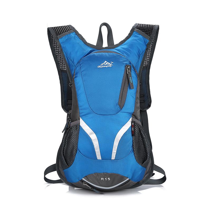 15L Outdoor Sport Cycling Climbing Water Bag Hydration Backpack Ultralight Rucksack Hiking Bike Riding Pack Bladder Knapsack