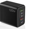 Charger 120W Mobile Phone Fast Charging Type-C US Plug PD/USB Multi-Port Safe Efficient Charging High Power Charger