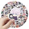 104Pcs Chibi Jujutsu Kaisen Characters Graffiti Stickers Waterproof Decals Stickers For Laptop Phone Thermos Stickers Kids Gift