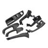 7PCS Black Interior Handle Door Grab Window Switch Bezel Cover For Golf 5 Gti-MK5 Jetta Inner Armrest 1K0 868 040B