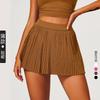 Womens Athletic Skort Set With Built-in Shorts Gym Yoga Tennis Running Lightweight Breathable Sportswear