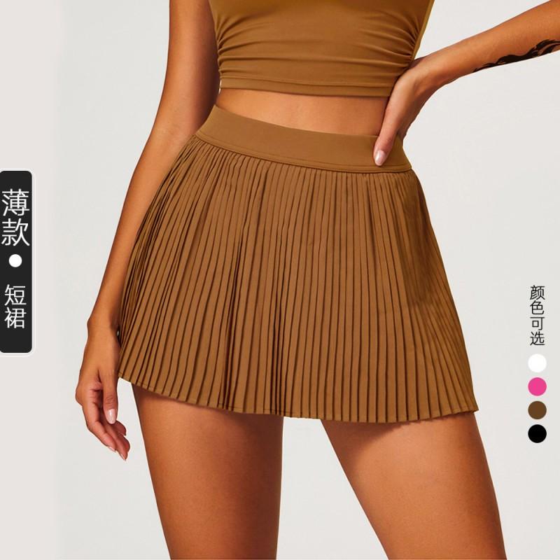 Womens Athletic Skort Set With Built-in Shorts Gym Yoga Tennis Running Lightweight Breathable Sportswear