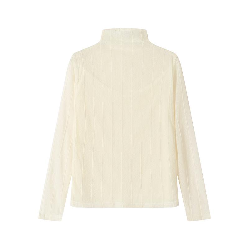 Damen Rollkragen Warm Schlankmachend Langarm T-Shirt - Herbstkollektion 2025