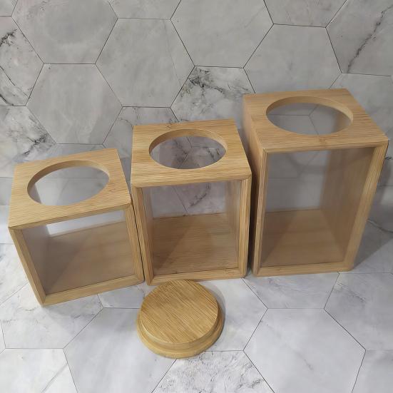 Large Capacity Storage Jar with Dustproof Lid Clear Multifunctional Fruit Dry Goods Nuts Grain Cereal Seasoning Tea Leaf Container Storage Box