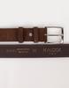 IKALOOK Italy Cowhide Solid Suede Belt Abe102