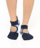 Tteomto Blueberry S Pilates Non-Slip Toe Socks