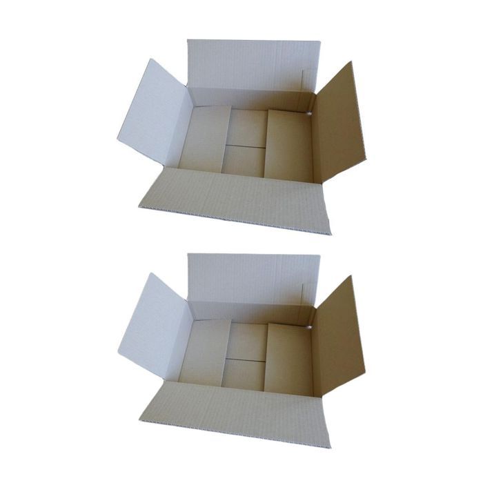 2 Packing Boxes 31 X 21 X 7.5 Cm