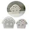 Mushroom House Candle Holder Silicone Mold 3D Houses Making Supplies Plaster Concrete Resin Candlestick Casting Molds